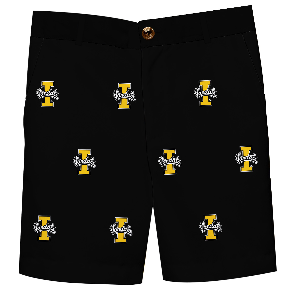 Youth Black Idaho Vandals Team Logo Structured Shorts