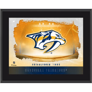 Nashville Predators Fanatics Authentic 10.5" x 13" Sublimated Horizontal Logo Team Plaque