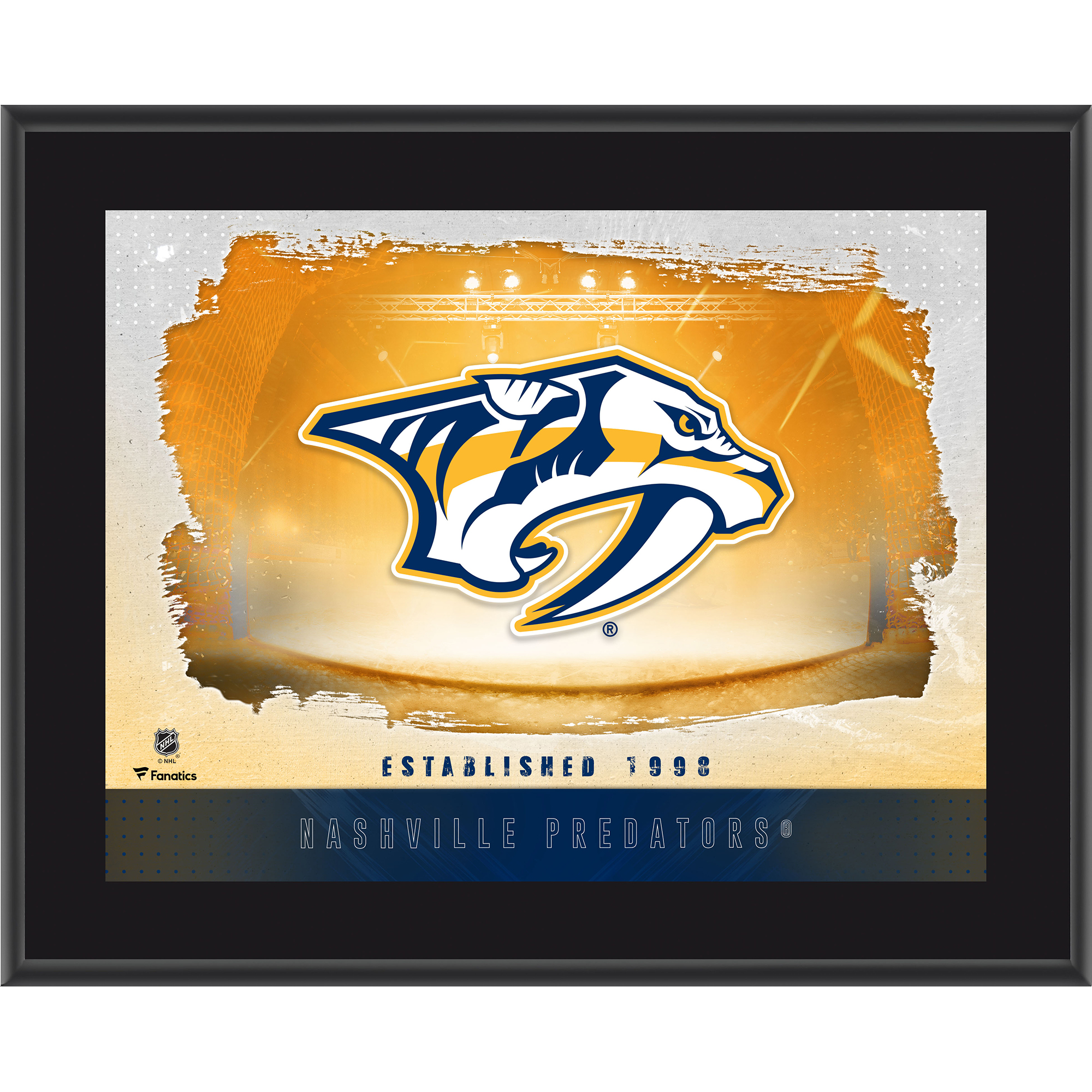 Nashville Predators Fanatics Authentic 10.5" x 13" Sublimated Horizontal Logo Team Plaque