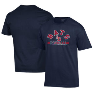 Men's Champion Navy Louisville Bats Logo Jersey T-Shirt
