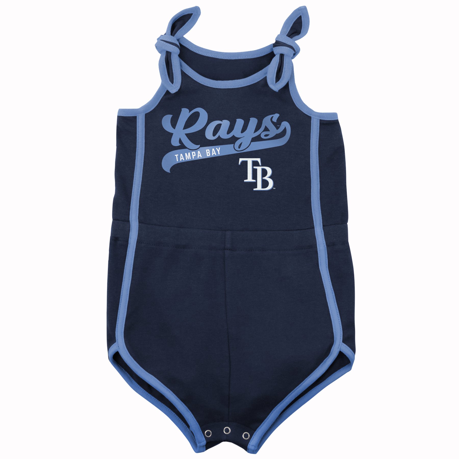 Infant Navy Tampa Bay Rays Hit & Run Bodysuit - Image 6