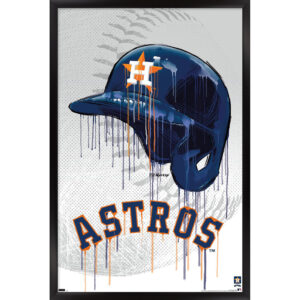 Houston Astros 24.25" x 35.75" Framed Team Poster