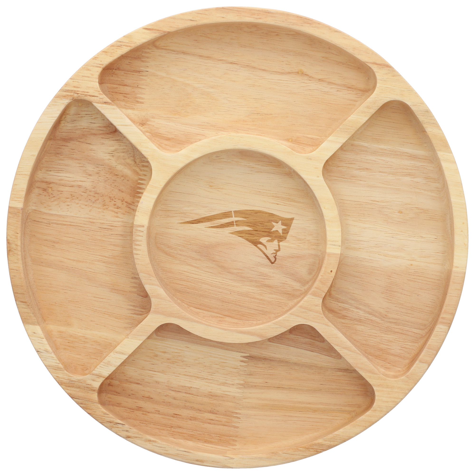 The Memory Company New England Patriots Wood Chip & Dip Serving Tray - Image 2