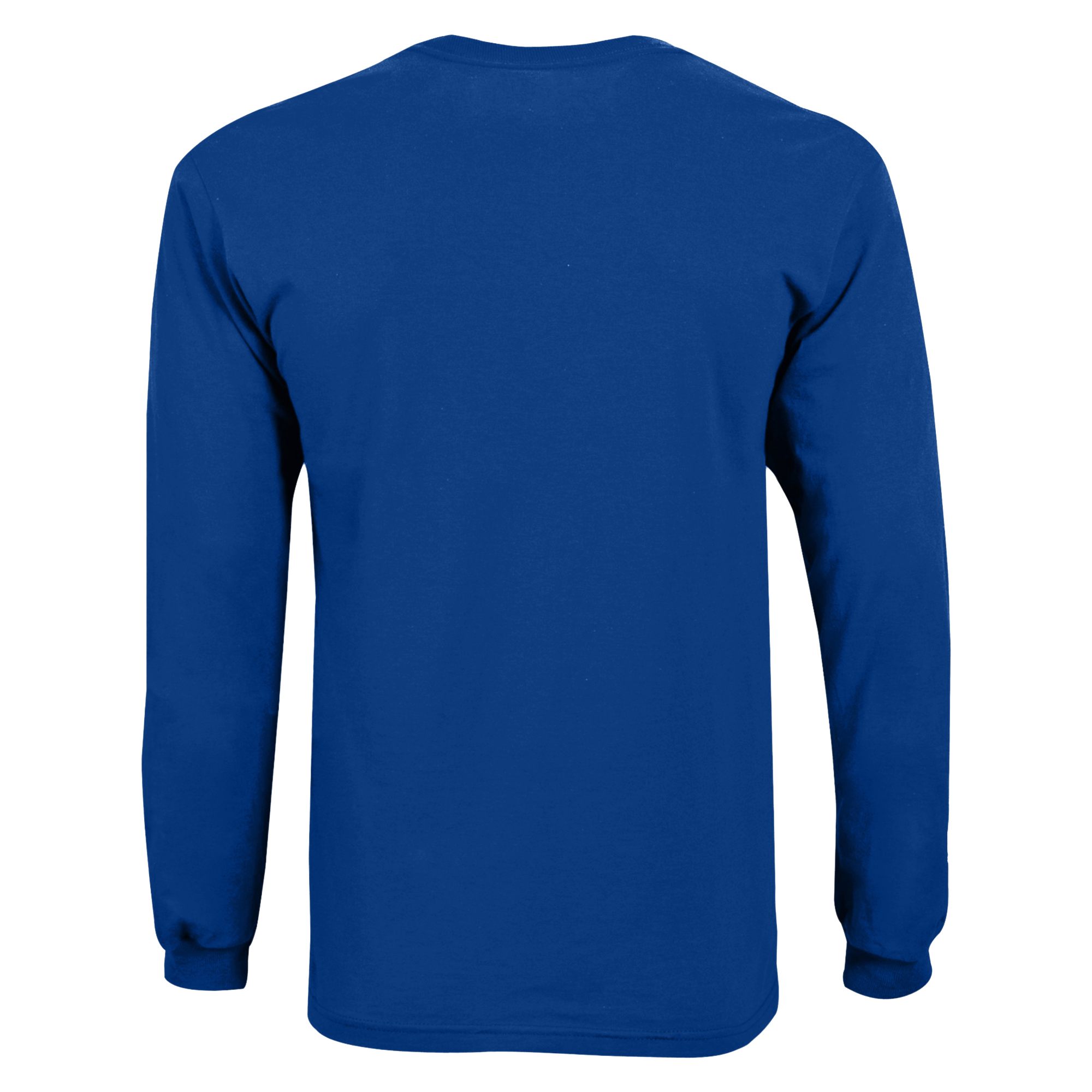 Youth Champion Royal Kentucky Wildcats Stacked Logo Long Sleeve Baseball T-Shirt - Image 4