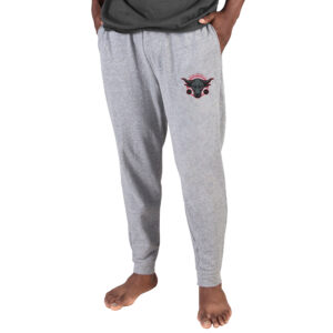 Men's Concepts Sport  Gray The Rock Mainstream Cuffed Terry Pants