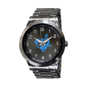 Men's Gunmetal Tufts University Jumbos Integris Stainless Steel Watch