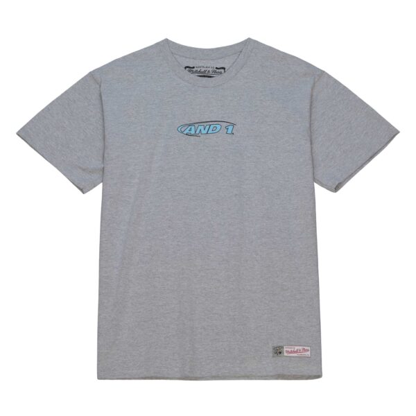 Men's Mitchell & Ness  Heather Gray And 1 Gameless T-Shirt - Image 8