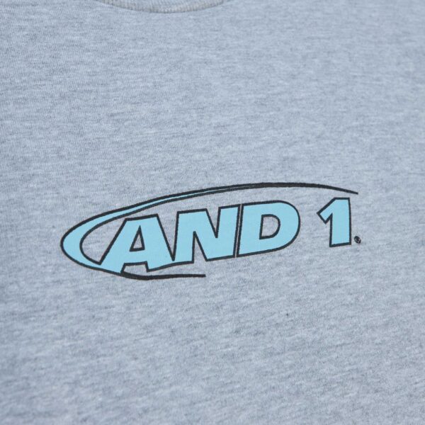 Men's Mitchell & Ness  Heather Gray And 1 Gameless T-Shirt - Image 5