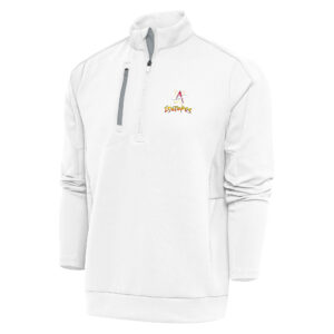 Men's Antigua  White Albuquerque Isotopes Generation Quarter-Zip Pullover Top