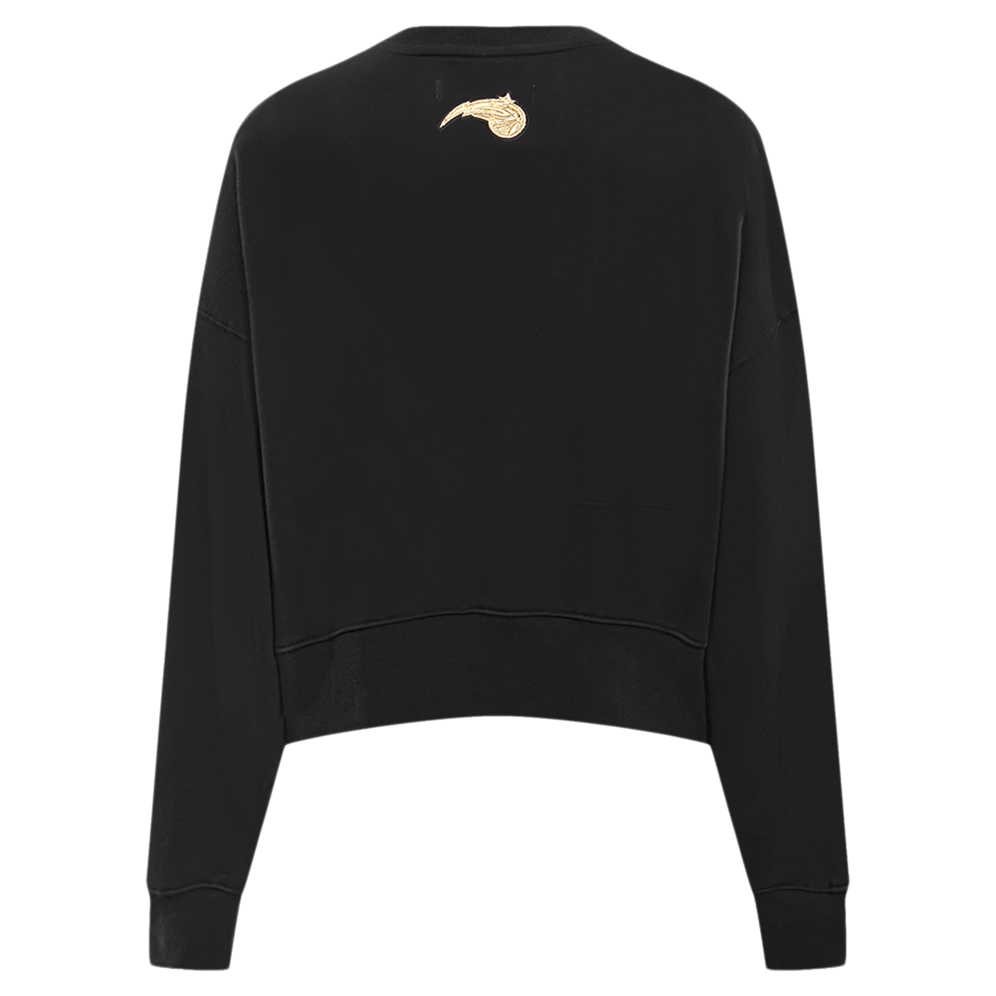 Women's Pro Standard Black Orlando Magic Glam Cropped Pullover Sweatshirt - Image 15