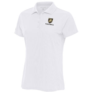 Women's Antigua  White Army Black Knights Football Legacy Pique Polo