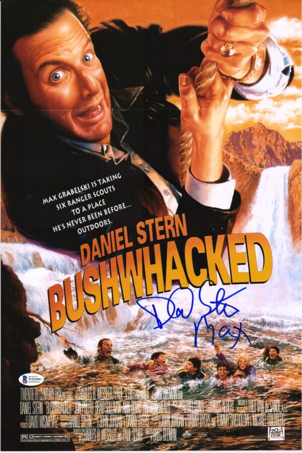 Daniel Stern Bushwhacked Autographed 12" x 18" Movie Poster with "Max" Inscription - Beckett