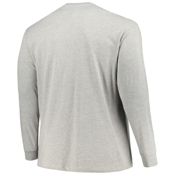 Men's Champion Heather Gray Penn State Nittany Lions Big & Tall Mascot Long Sleeve T-Shirt - Image 7