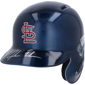 Jordan Walker St. Louis Cardinals Autographed Rawlings Alternate Chrome Mini Helmet - Limited Edition of 12