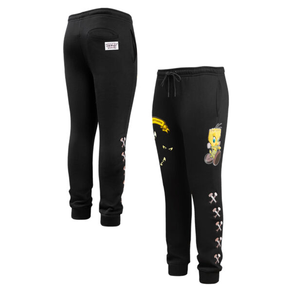 Men's Freeze Max Black Looney Tunes Franken Tweety Joggers