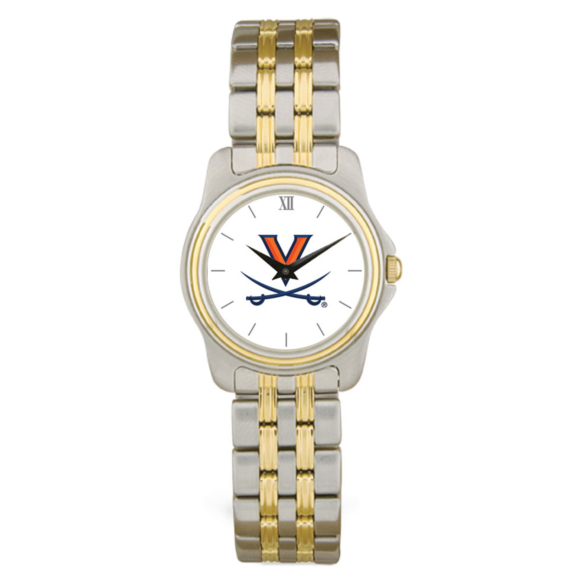 Women's Silver/Gold Virginia Cavaliers Two-Tone Wristwatch