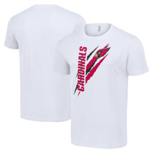 Men's Starter  White Arizona Cardinals Color Scratch T-Shirt