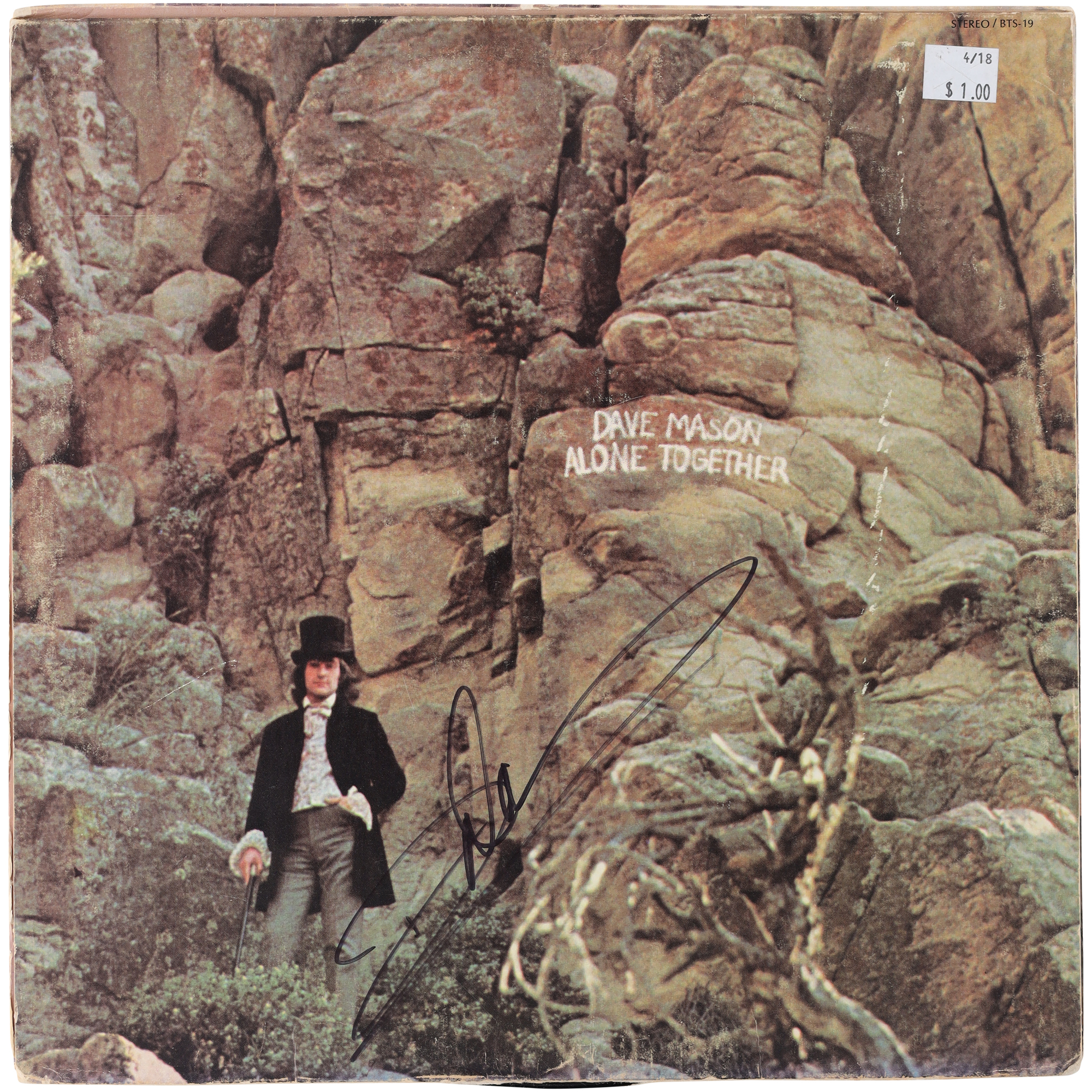 Dave Mason Autographed Alone Together Album - BAS - Image 2