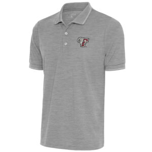 Men's Antigua Heather Gray Fordham Rams Affluent Polo