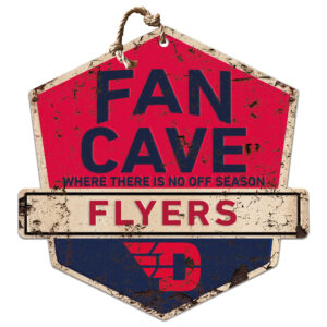 Dayton Flyers 20" x 20" Fan Cave Badge Sign
