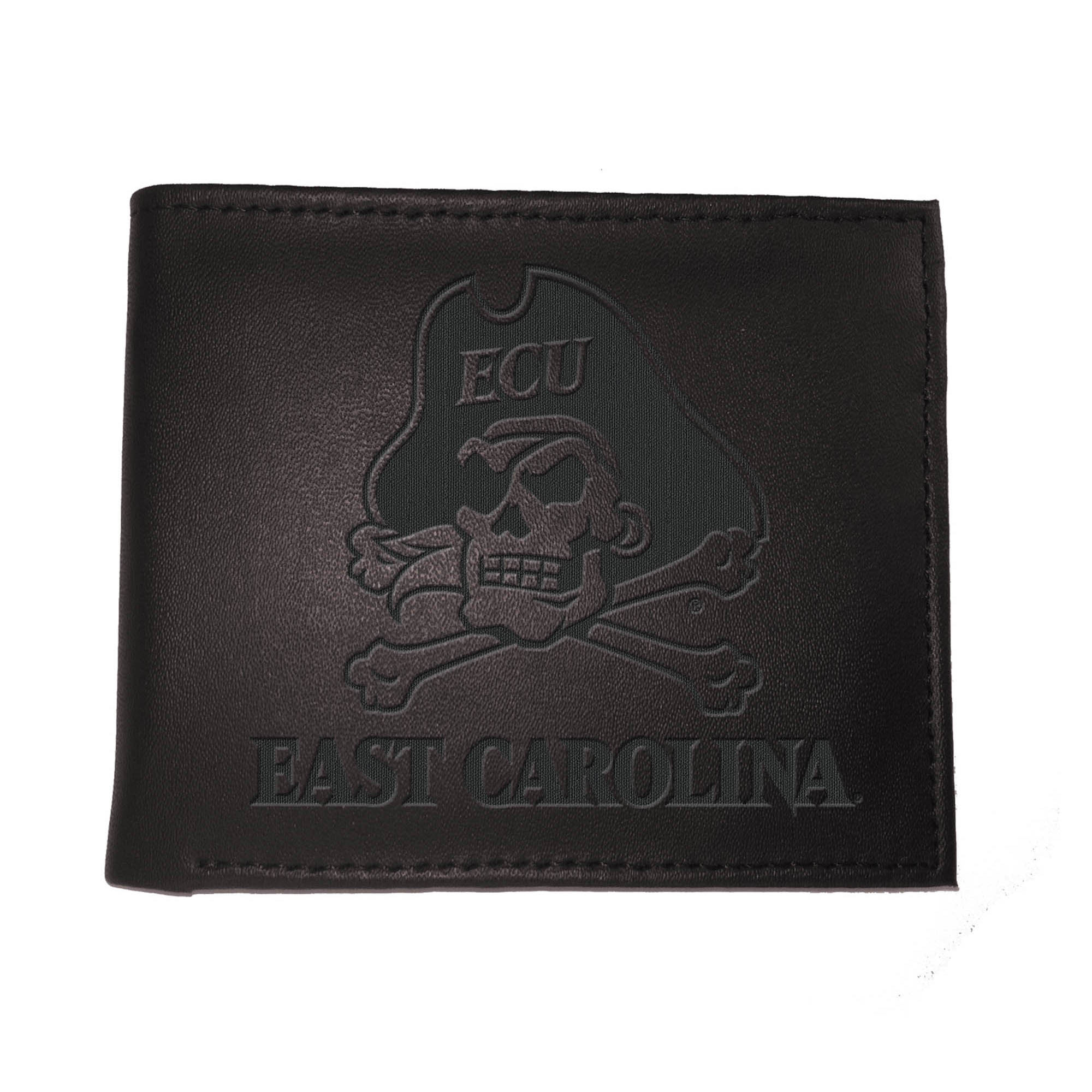 Black ECU Pirates Hybrid Bi-Fold Wallet