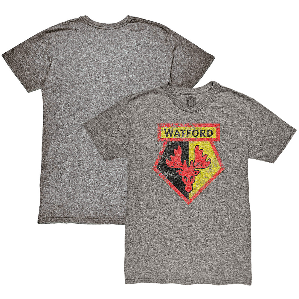 Men's 1863FC Heather Gray Watford Color Crest Twisted Tri-Blend Slub T-Shirt - Image 2