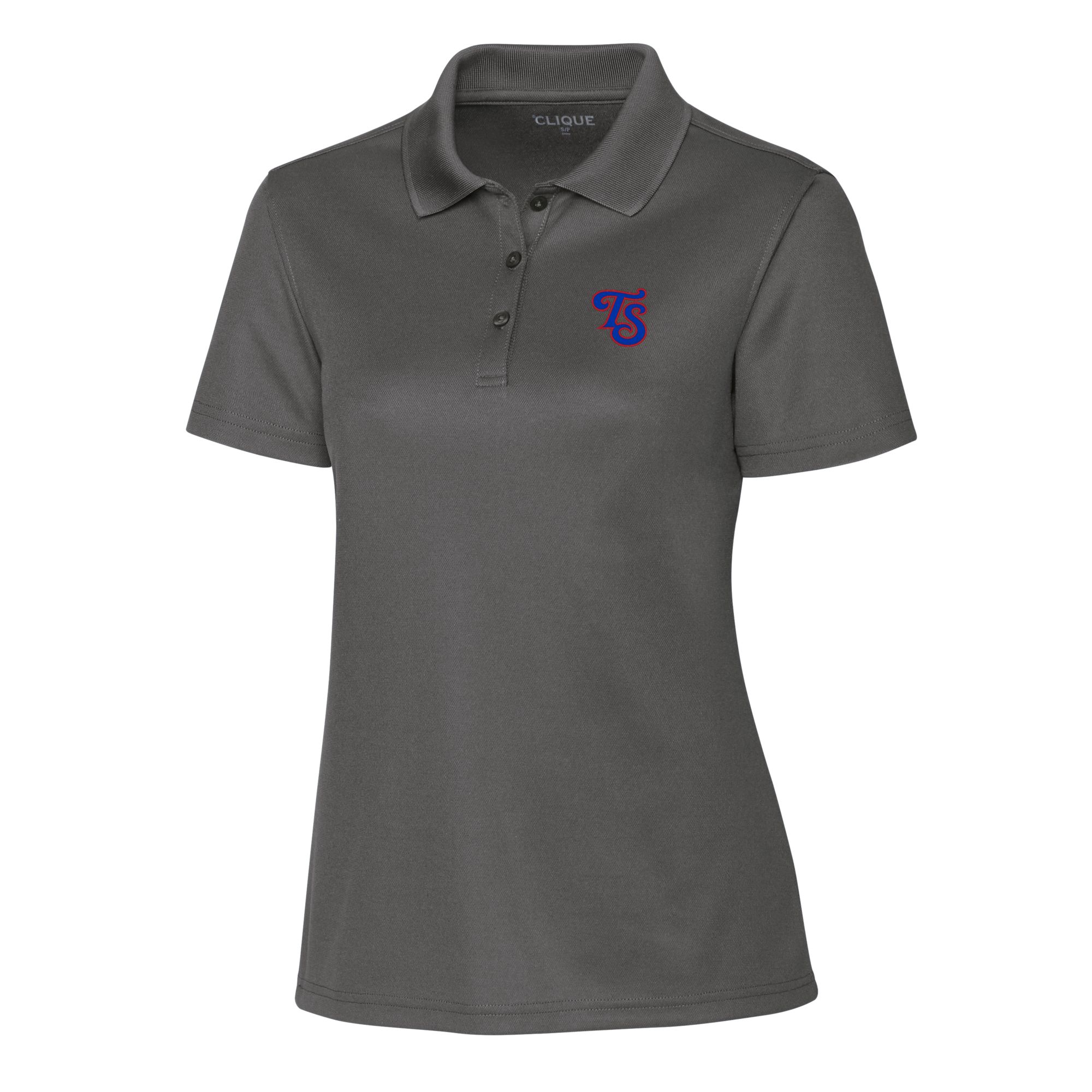 Women's Cutter & Buck Steel Tennessee Smokies Clique Spin Eco Performance Pique Women's Polo - Image 3