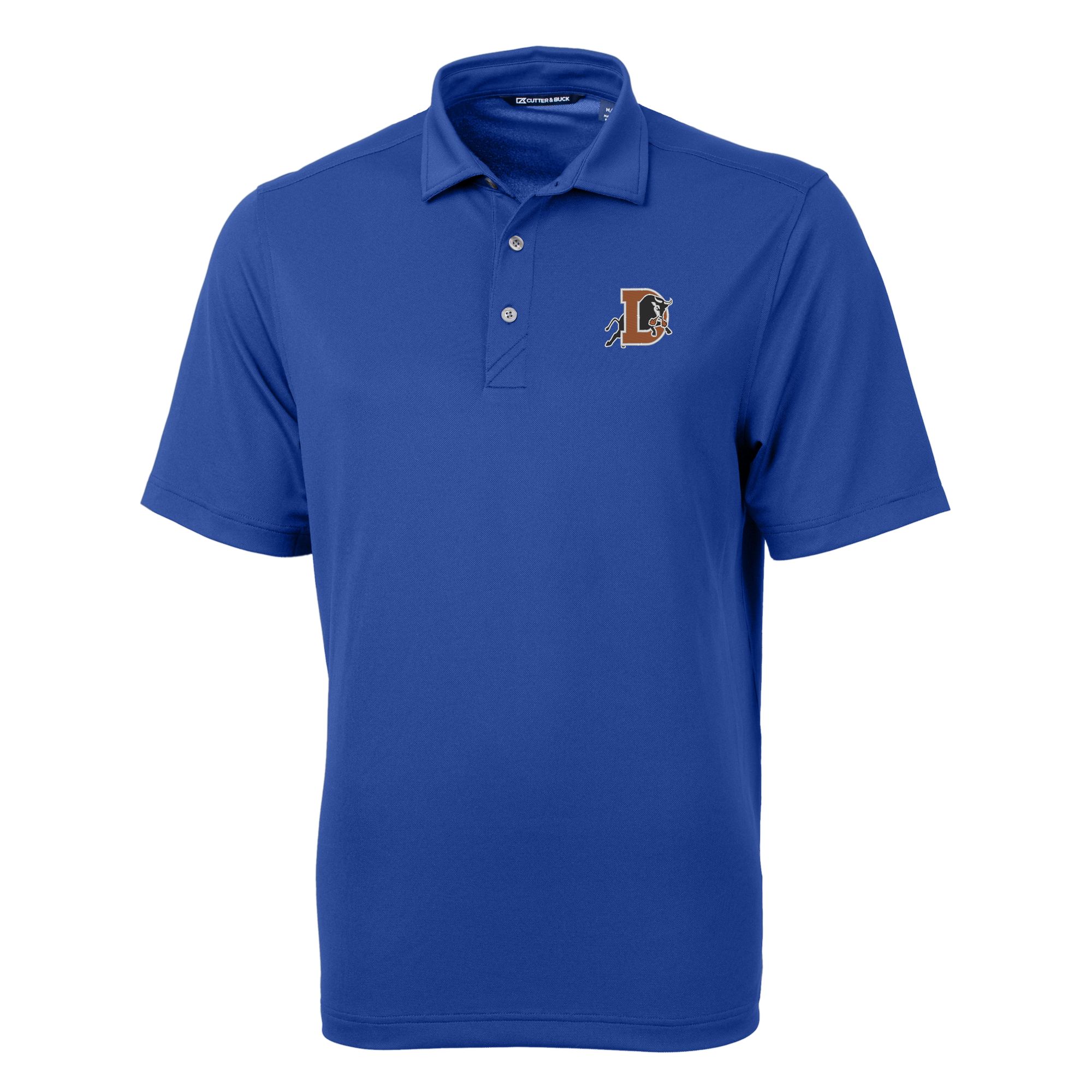 Men's Cutter & Buck Royal Durham Bulls Virtue Eco Pique Recycled Polo - Image 3