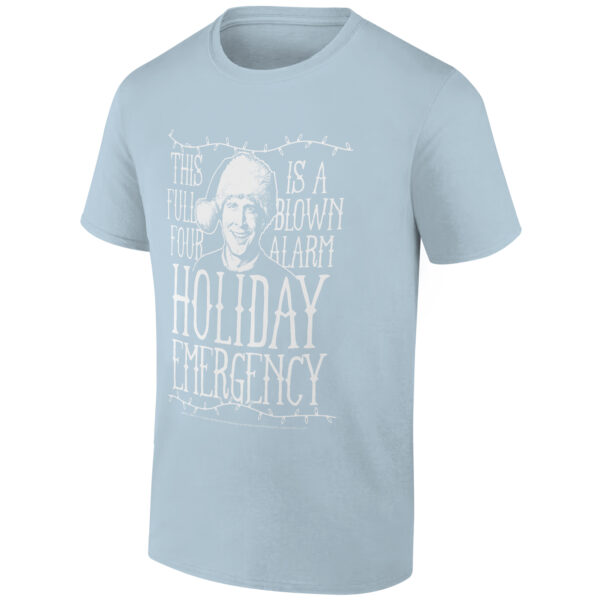Men's Ripple Junction Light Blue National Lampoon's Christmas Vacation  Holiday Graphic T-Shirt - Image 5