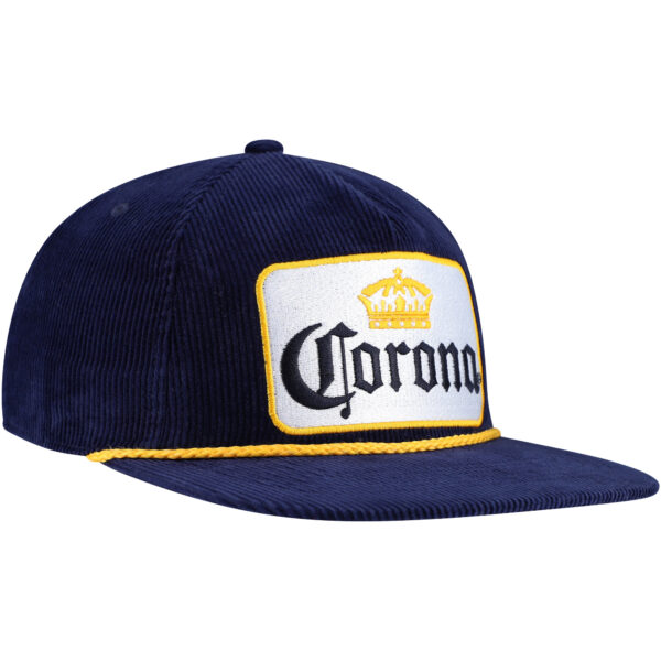 Men's Navy Corona Corduroy Rope Golf Snapback Hat - Image 11