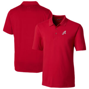 Men's Cutter & Buck  Red Reno Aces Big & Tall DryTec Forge Stretch Polo