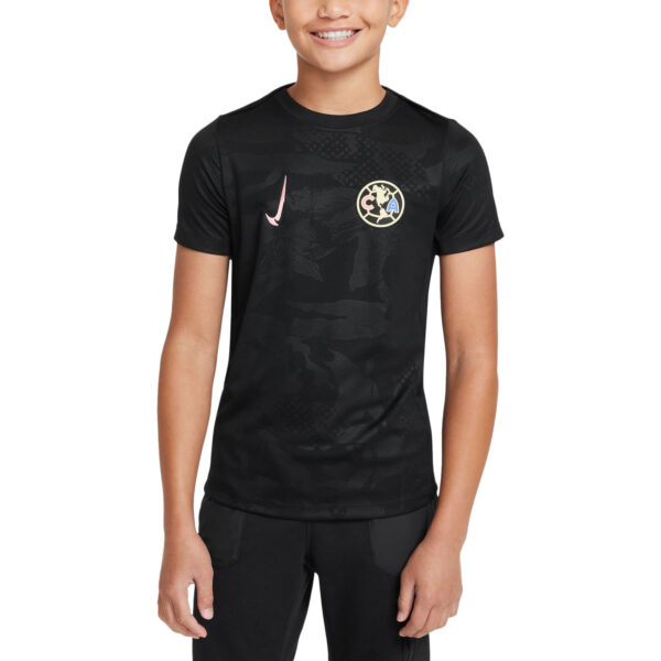 Youth Nike Black Club America 2024/25 Third Academy Pro Pre-Match Top - Image 5