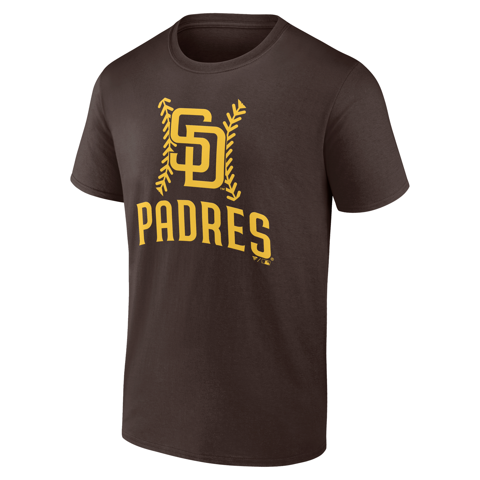 Men's Brown San Diego Padres Personalized Name & Number Fastball T-Shirt - Image 9