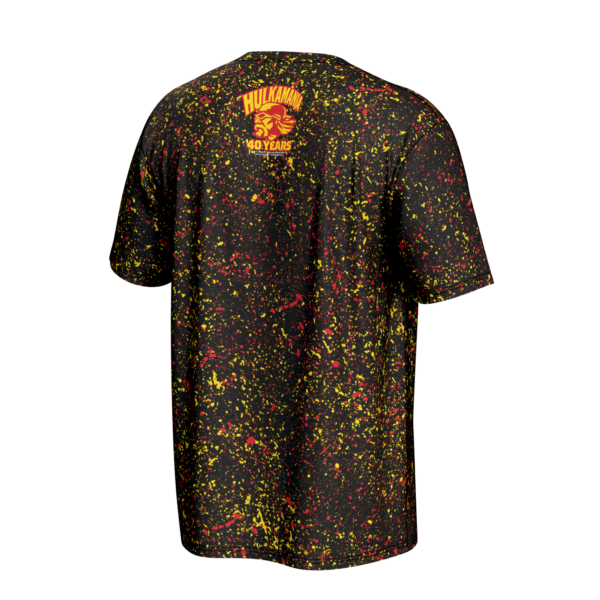 Youth ProSphere  Black Hulk Hogan 40 Years Hulkamania T-Shirt - Image 7