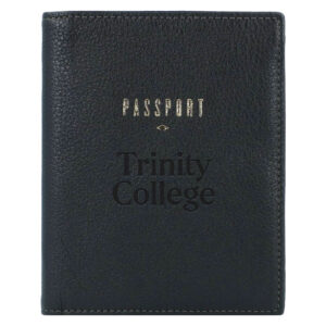 Fossil Black Trinity Bantams Travel RFID Passport Case