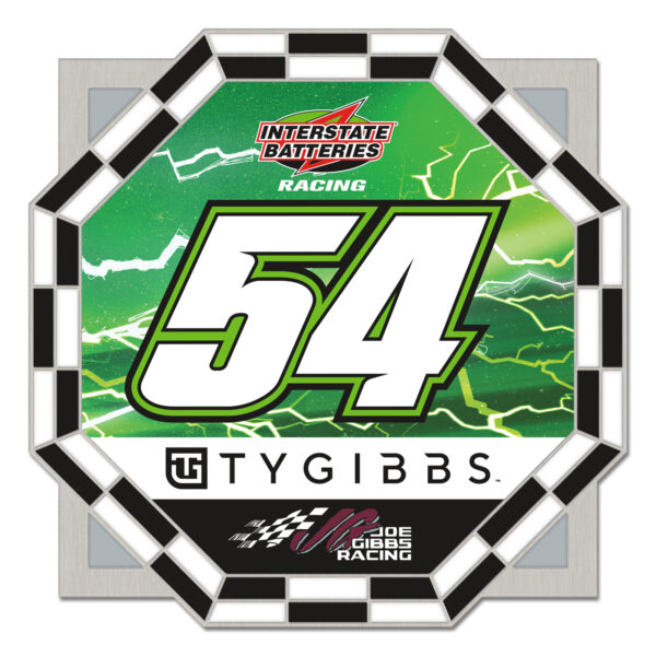 WinCraft Ty Gibbs Checkered Octagon Collector Pin