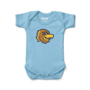 Infant Chad & Jake Light Blue Marquette Golden Eagles Mascot Bodysuit