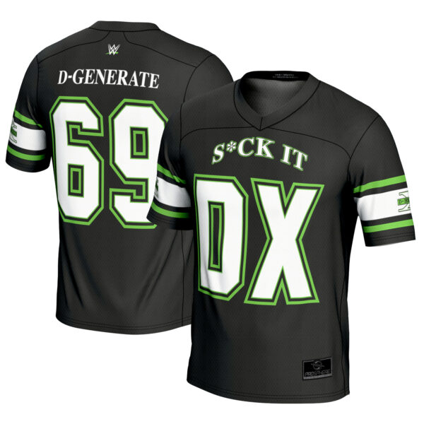 Youth ProSphere Black D-Generation X Football Fashion Jersey
