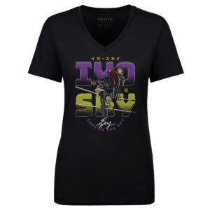 Women's 500 Level Black IYO SKY Ropes V-Neck T-Shirt