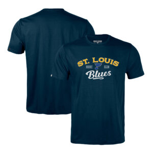 Men's Levelwear Navy St. Louis Blues Richmond Ice Wall T-Shirt
