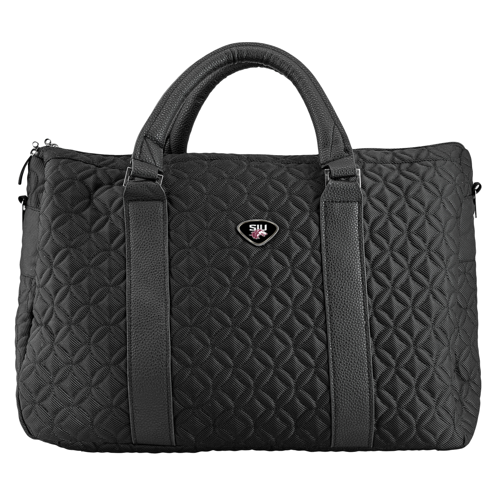 Black Southern Illinois Salukis Elegant Duffle Bag