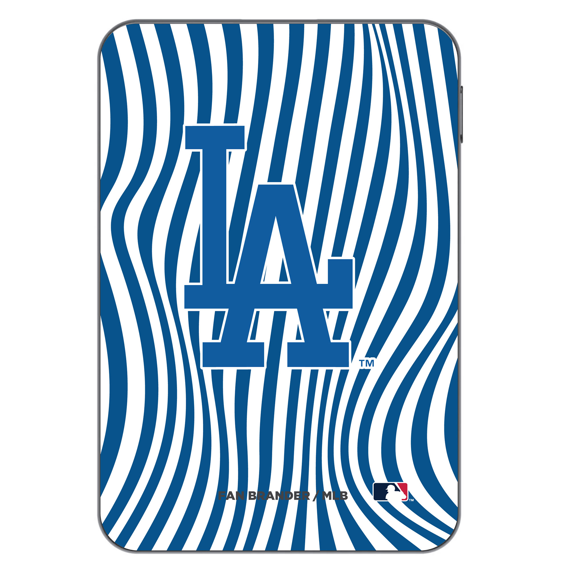 OtterBox Los Angeles Dodgers 5,000 mAh Groovy Lines Mobile Charging Kit