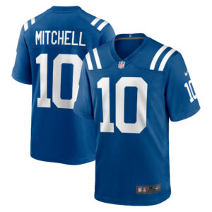 Men's Nike Adonai Mitchell  Royal Indianapolis Colts  Game Jersey