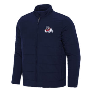 Men's Antigua Navy Fresno State Bulldogs Swelter Full-Zip Puffer Jacket