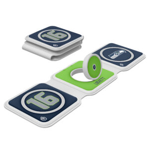 Keyscaper Tyler Lockett Seattle Seahawks 3-in-1 Foldable Charger
