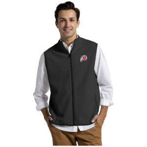 Men's League Collegiate Wear  Black Utah Utes Summit Full-Zip Vest