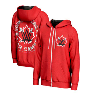 Youth ProSphere Red Survivor Series War Games 2024 Full-Zip Hoodie
