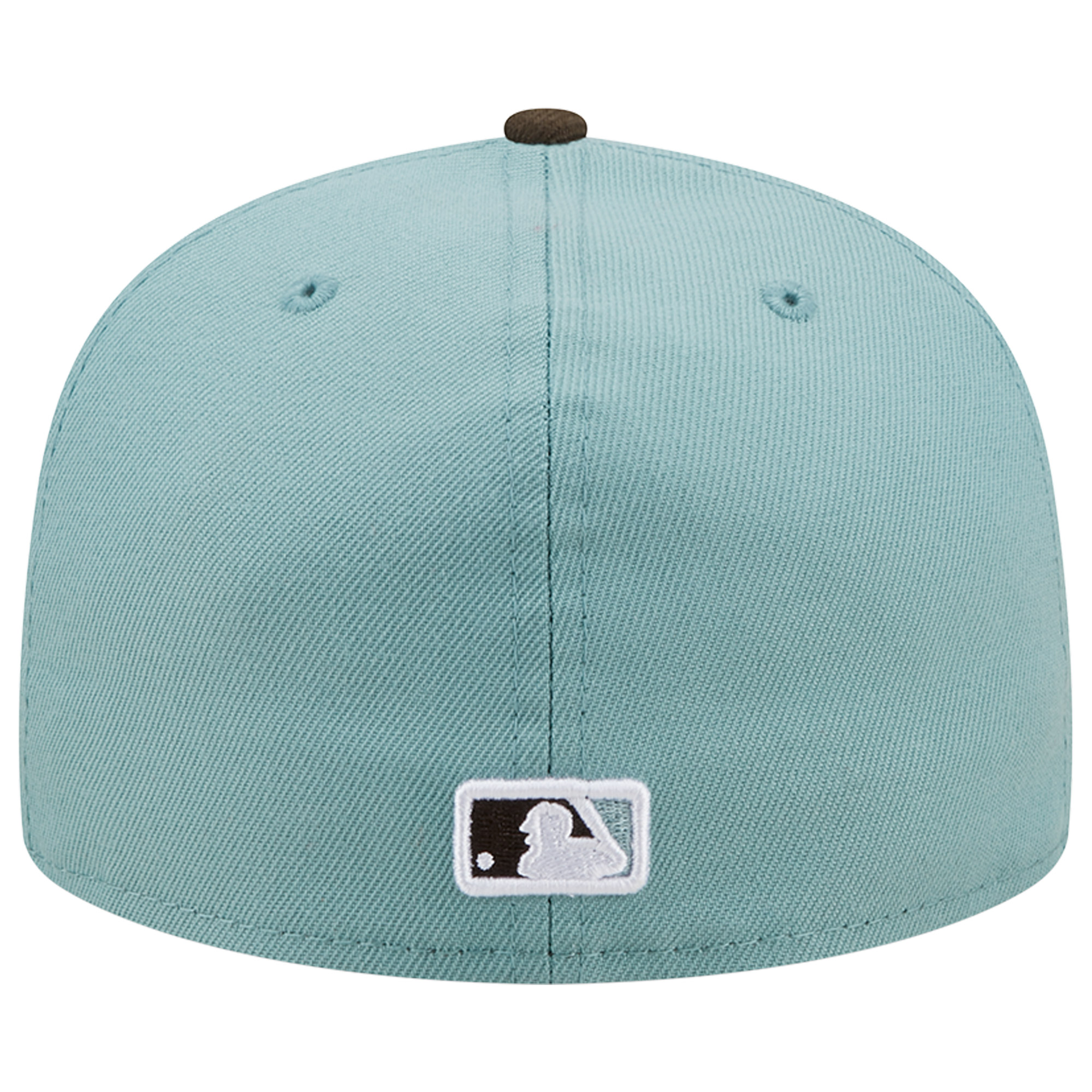 Men's New Era Light Blue/Brown New York Yankees 1999 World Series Beach Kiss 59FIFTY Fitted Hat - Image 8