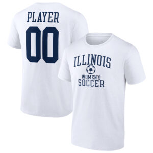 Men's  White Illinois Fighting Illini Women's Soccer Pick-A-Player NIL Gameday Tradition T-Shirt
