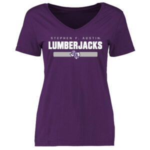 Women's Purple Stephen F Austin Lumberjacks Team Strong T-Shirt